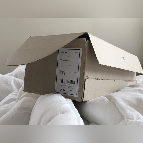 Rothy’s The Flat in Neutral White Sz 9.5 - Picture 7 of 7